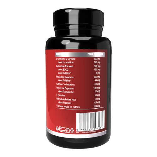 French Burner La French Nutrition 100 gélules – vue arrière 1