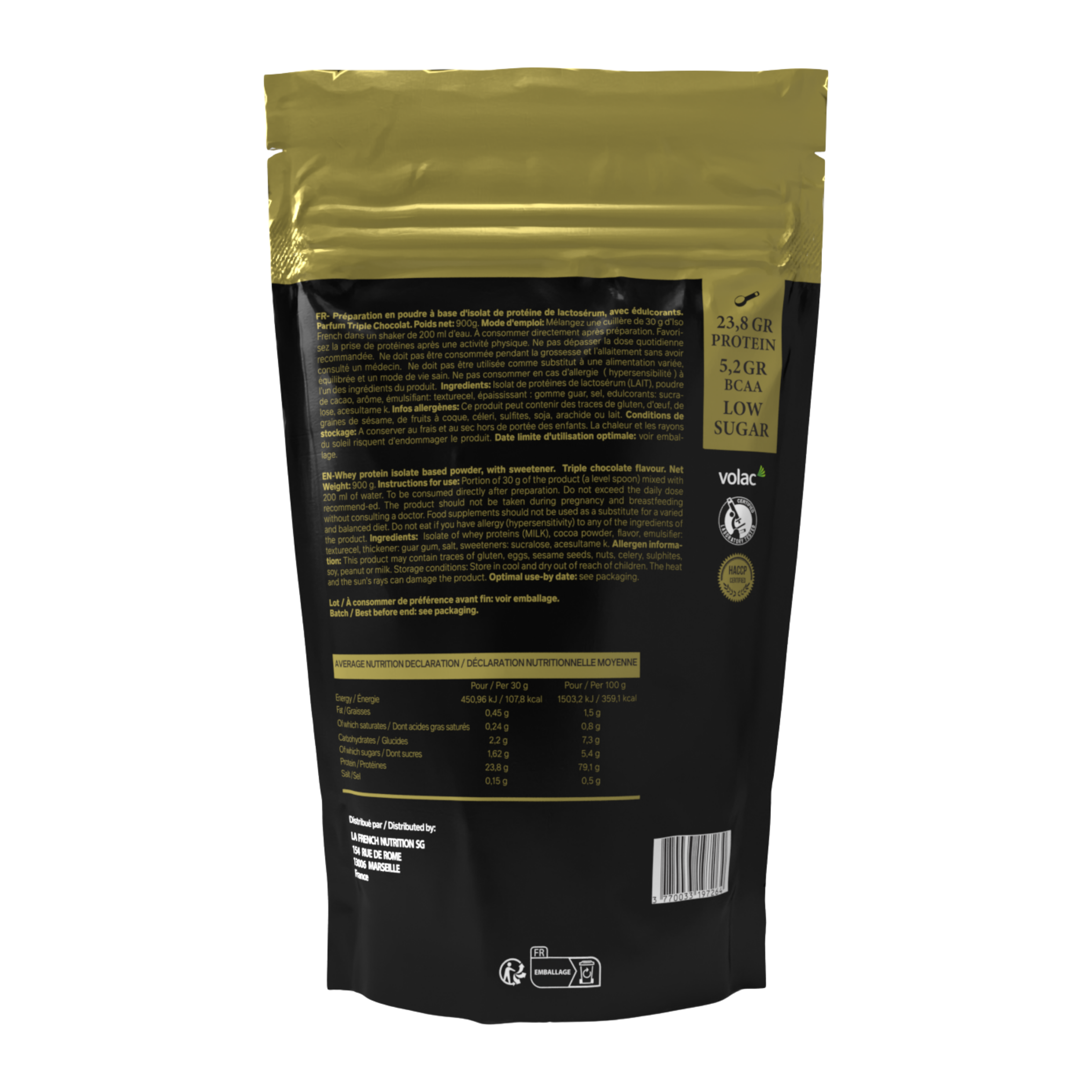 ISO PROTEIN 900gr - VOLAC®️