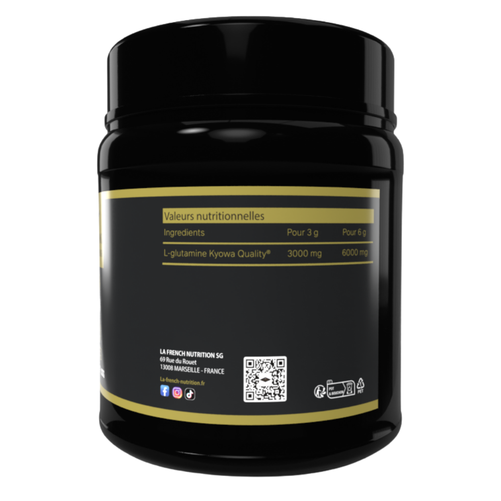 L-Glutamine pure en poudre La French Nutrition 300 g – vue arrière