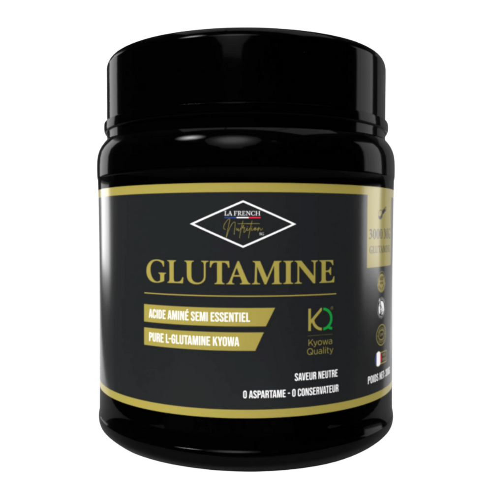 L-Glutamine pure en poudre La French Nutrition 300 g – vue de face